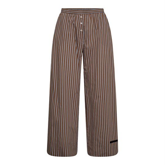 Haute L \' Amitié - Stripe Breeze Pant - Tobacco