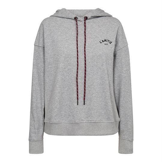 Haute L\' Amitié - Mini Curve Hoodie Sweat - Grey Melange