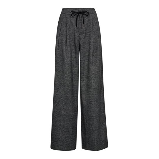 Haute L \' Amitié - Michelle Check Tailor Tie Pants - Grey