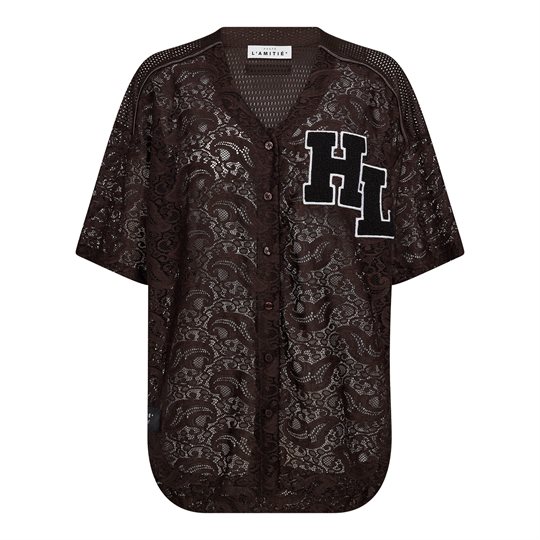 Haute L\' Amitié - Court Lace Tee - Mocca