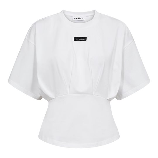 Haute L \' Amitié - Romie Pleat Tee - White
