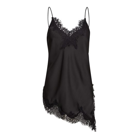Haute L \' Amitié - Naomi Asym Lingerie Top - Black