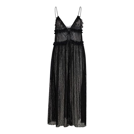 Haute L\' Amitié - New Lace Tie Dress - Black