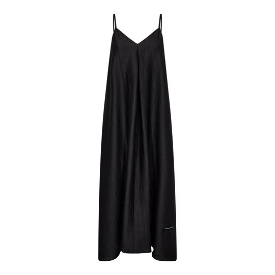 Haute L' Amitié - Corsica Pleat Strap Dress - Black