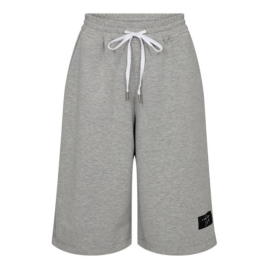 FORUDBESTILLING (UGE 29/30) Haute L' Amitié - Maxi Sweat Bermuda - Grey Melangé