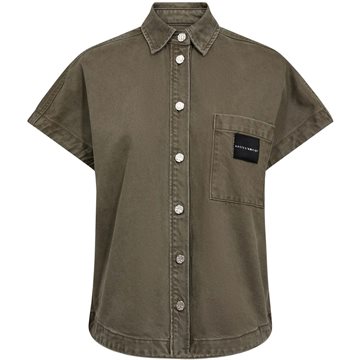 Haute L\' Amitié -  Enigma NS Logo Shirt - Mud
