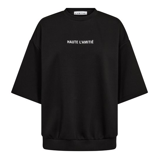 Haute L\' Amitié - Back Print Studio SS Sweat - Black