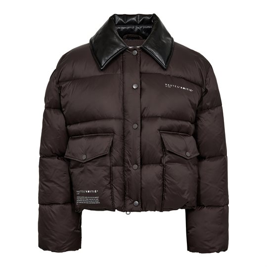 Haute L\' Amitié - Climb Crop Pocket Jacket - Dusty Mocca
