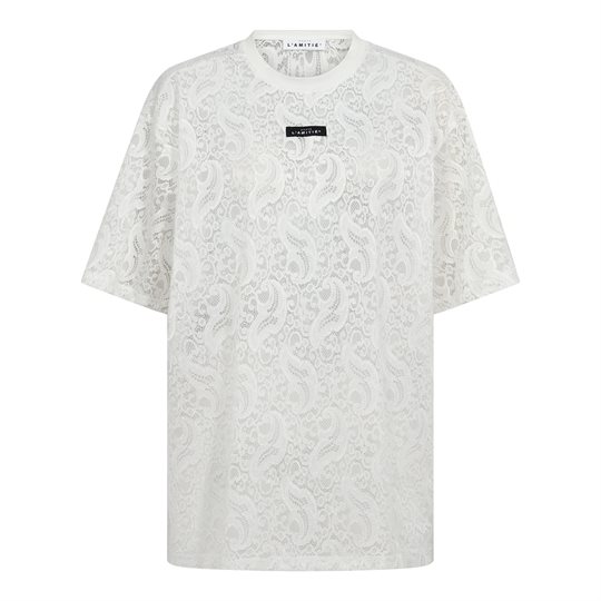 Haute L\' Amitié - Summer Lace Loose Tee - White