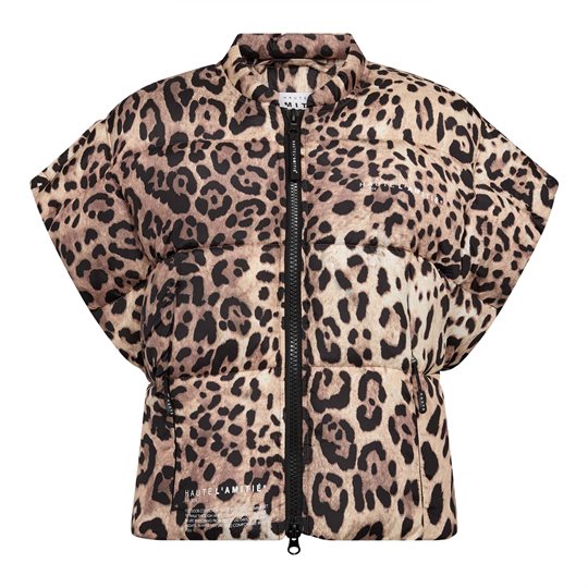 Haute L\' Amitié - Mount Puffer Vest - Animal Print