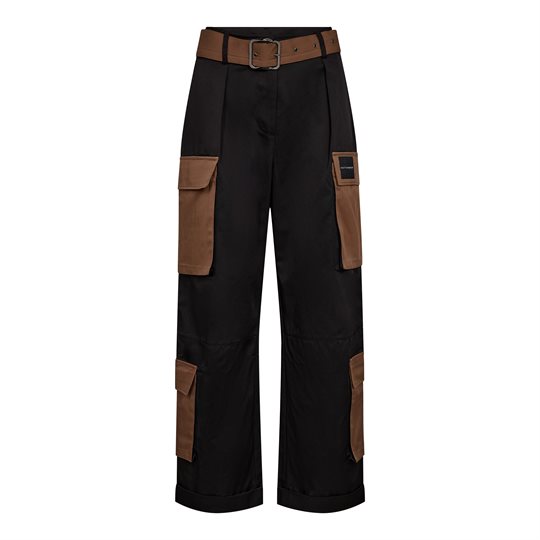 Haute L' Amitié - Rabi Mix Pocket Pant - Dusty Mocca
