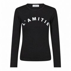 Haute L\' Amitié - Clean Ls Logo Tee - Black