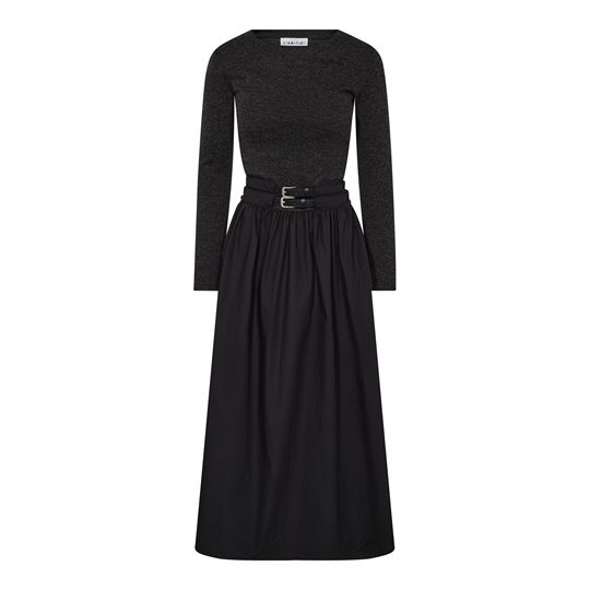 Haute L\' Amitié - Hailey Mix Belt Dress - Black