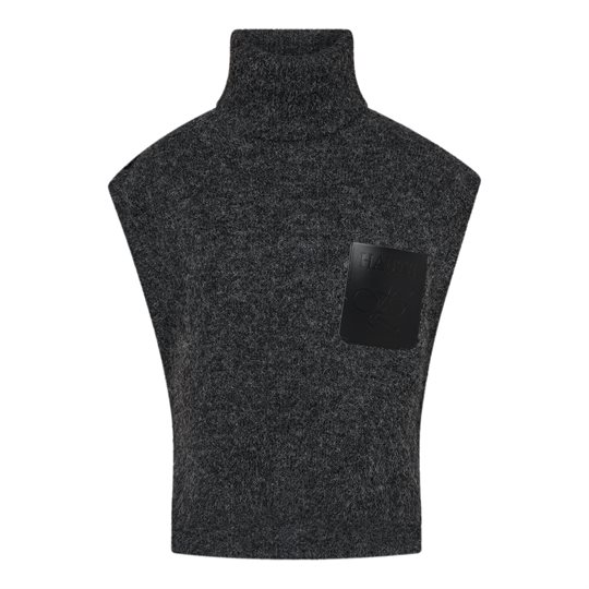 Haute L\' Amitié - Darcia Pocket Knit Vest - Antracit Melange