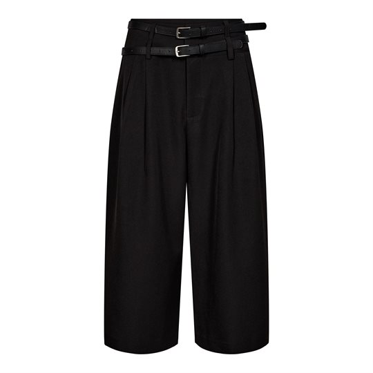 Haute L\' Amitié - Michelle Belt Bermuda - Black
