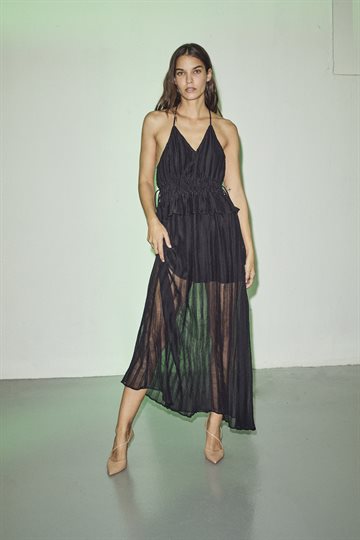 Haute L ' Amitié - Illey Crease Dress - Black