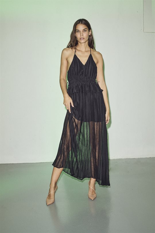 Haute L \' Amitié - Illey Crease Dress - Black