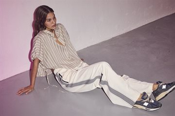 Haute L \' Amité - Baggy Track Pants - Off White