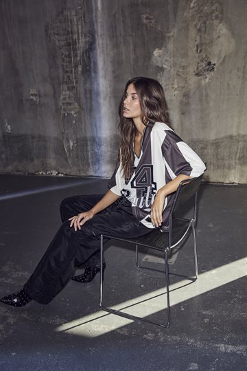 Haute L \' Amitié - Haute 24 Stripe Blouse - Mocca Pearl