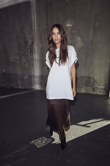 Haute L\' Amitié - Summer Lace Skirt - Mocca