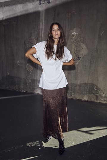 Haute L\' Amitié - Summer Lace Skirt - Mocca