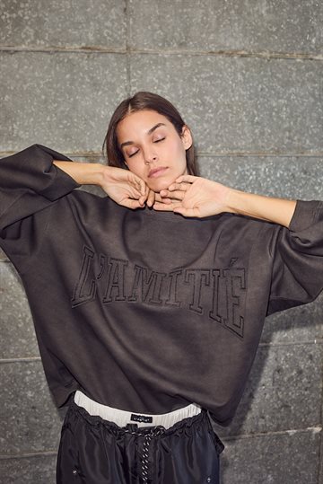 Haute L \' Amitié - L\' Amitié Application Sweat - Dark Grey