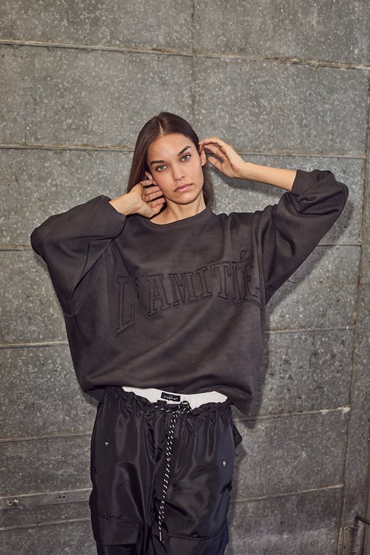 Haute L \' Amitié - L\' Amitié Application Sweat - Dark Grey