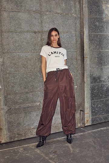 Haute L \' Amitié - Cargo Pull On Trouser - Mocca
