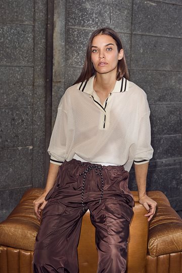 Haute L \' Amitié - Drift Polo Blouse - Pearl