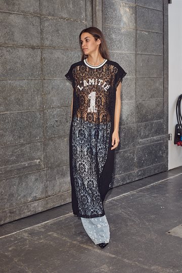 Haute L´Amitié - Lace Football Frill Dress - Black