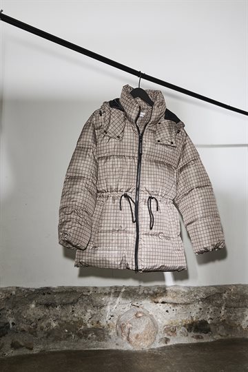 Haute L\' Amitié - Climb Check Puffer Jacket - Brown Check
