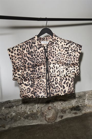 Haute L\' Amitié - Mount Puffer Vest - Animal Print
