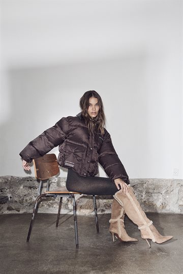 Haute L\' Amitié - Climb Crop Pocket Jacket - Dusty Mocca