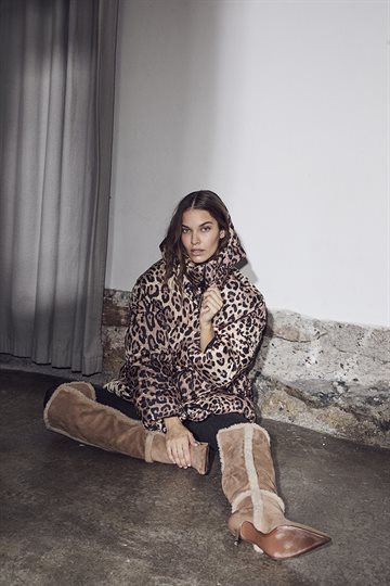 Haute L\' Amitié - Climb Animal Puffer Jacket - Animal Print