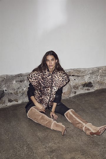 Haute L\' Amitié - Mount Puffer Vest - Animal Print