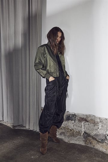 Haute L \' Amitié - Sally Crop Bomber - Army