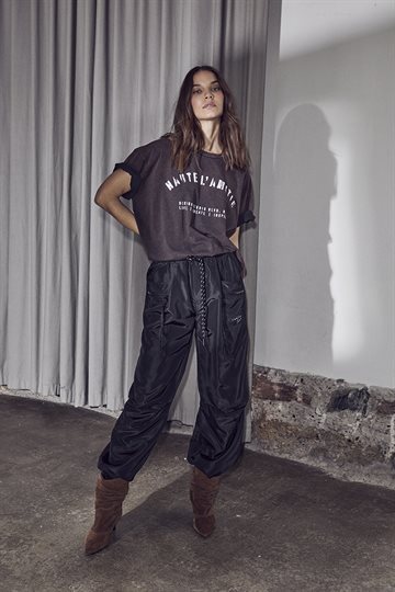 Haute L\' Amitié - Cargo Zip Pocket Pant - Black