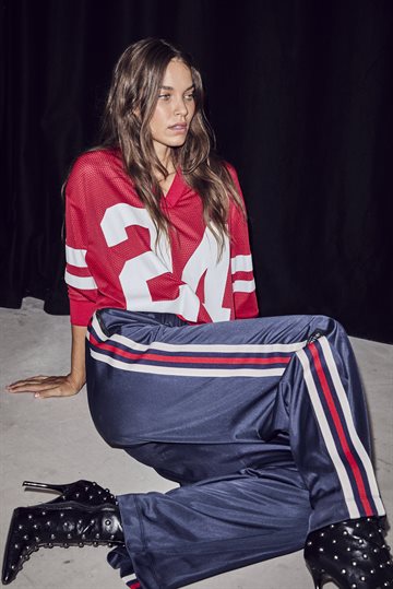 Haute L \' Amitié - Baggy RN Track Pants - Navy