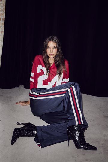 Haute L \' Amitié - Baggy RN Track Pants - Navy