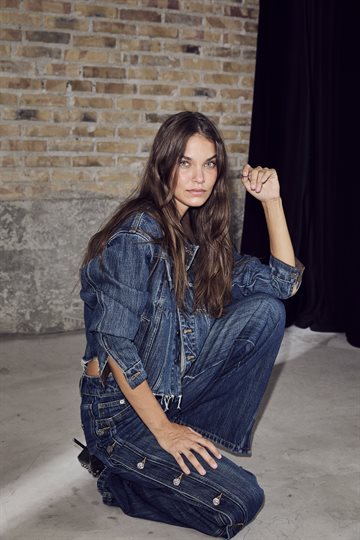 Haute L\' Amitié - Denize Button Jeans - Denim Blue