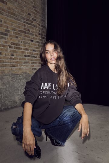 Haute L \' Amitié - Studio Logo Sweat - Antracit