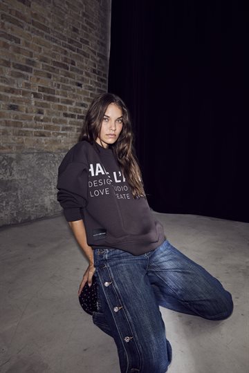 Haute L \' Amitié - Studio Logo Sweat - Antracit