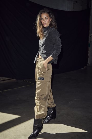 Haute L\' Amitié - Denim Uniform Jacket - Grey