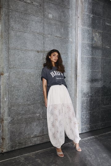 Haute L\' Amitié - Bella Lace Harem Pant - Off White