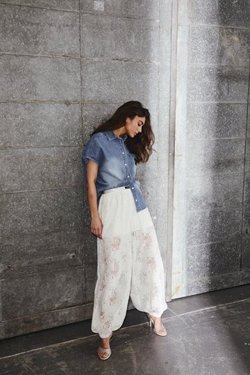 Haute L\' Amitié - Denim Ns Logo Shirt - Used Denim