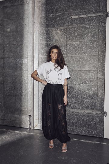 Haute L\' Amitié - Bella Lace Harem Pant - Black