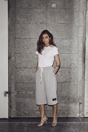 Haute L\' Amitié - Maxi Sweat Bermuda - Grey Melangé