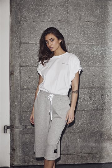 Haute L\' Amitié - HL Crew Neck Crop Tee - White