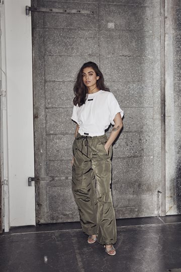 Haute L\' Amitié - Thalia Pull On Trouser - Army