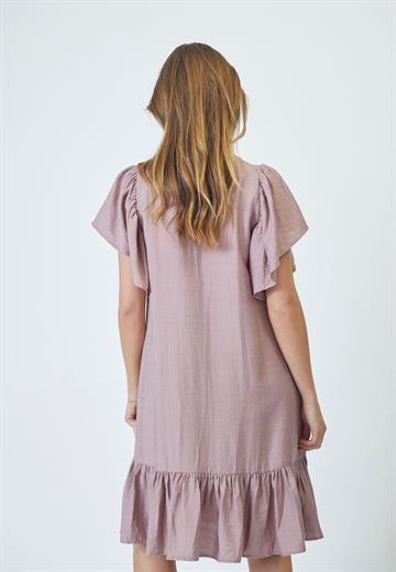 Co\' Couture - Hera Crop SS Frill Dress - Old Rose